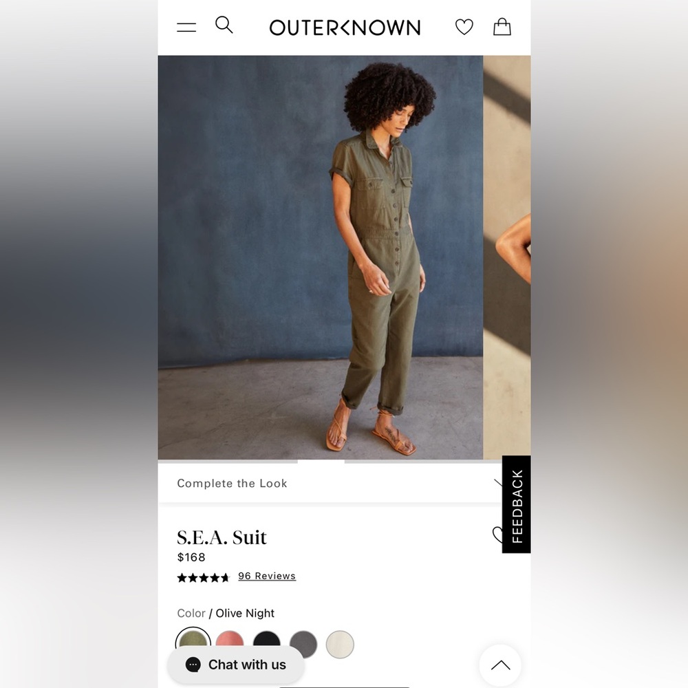Outerknown S.E.A Jumpsuit